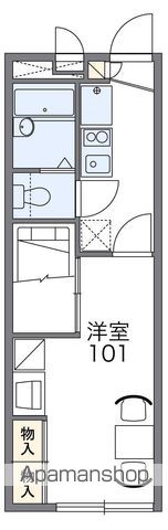 レオパレスとくしま　中前川町 間取り