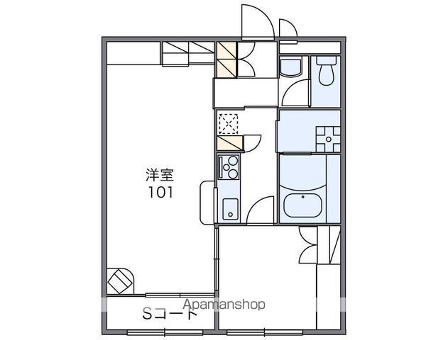 レオパレス勝浦川 間取り