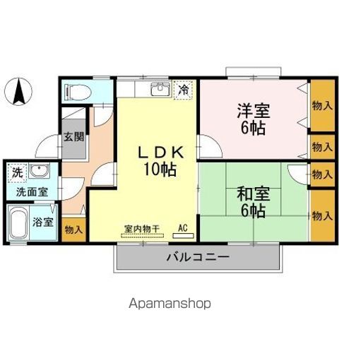 ラポール宮内　Ｃ棟 間取り