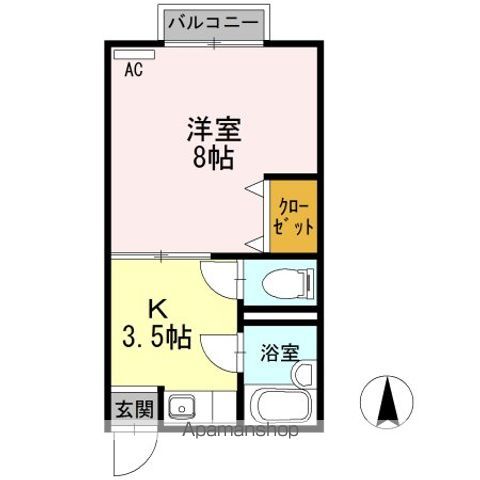 第二立岩ハイツ 間取り