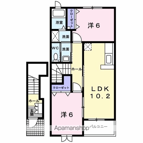 アルドーレ　Ａ 間取り