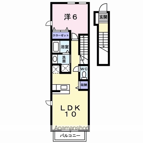 プリムヴェールＡ 間取り