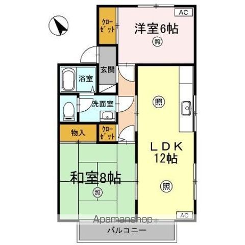 ヴィラセゾン　Ａ棟 間取り