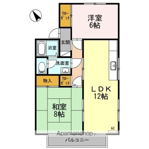 ヴィラセゾン　Ａ棟 間取り