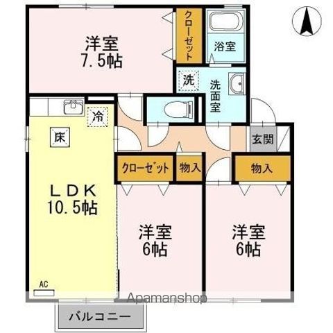 ルミエール　Ｃ棟 間取り