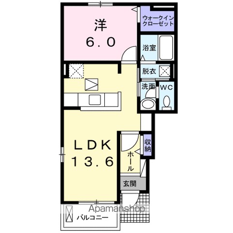 コンフォール矢三　Ｃ 間取り