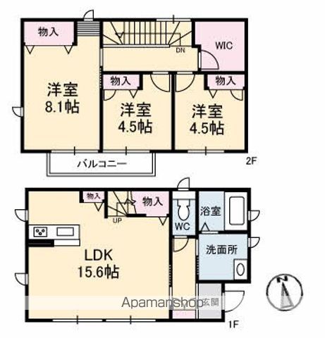 シャーメゾンＭＯＲＩ 間取り