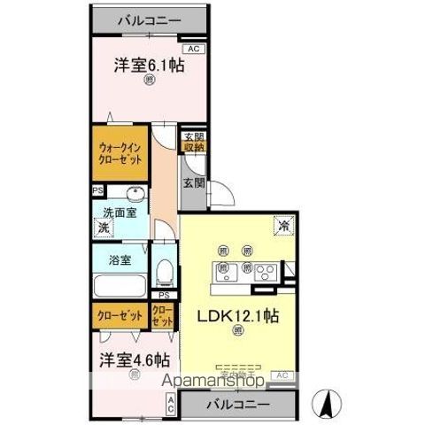 アズールスカイ 間取り