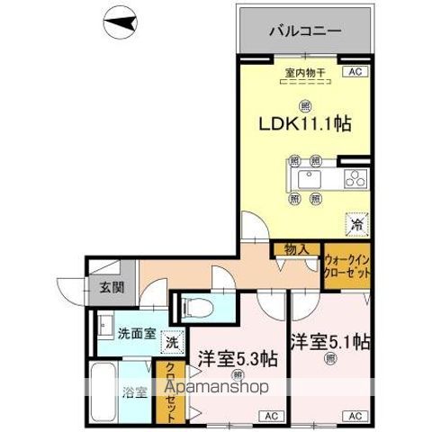 グラシア春日 間取り