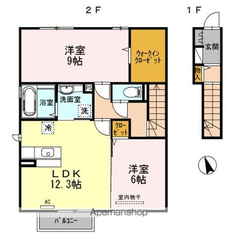アヴァン　ドゥース　Ｂ棟 間取り
