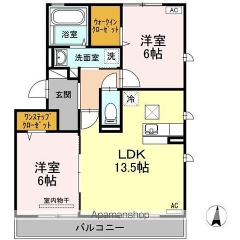 カルチェ　Ａｓｕｋａ 間取り