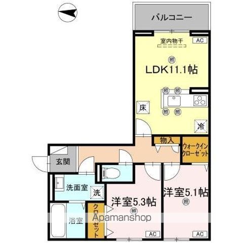 グラシア春日 間取り
