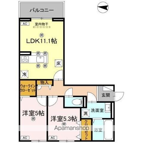 グラシア春日 間取り