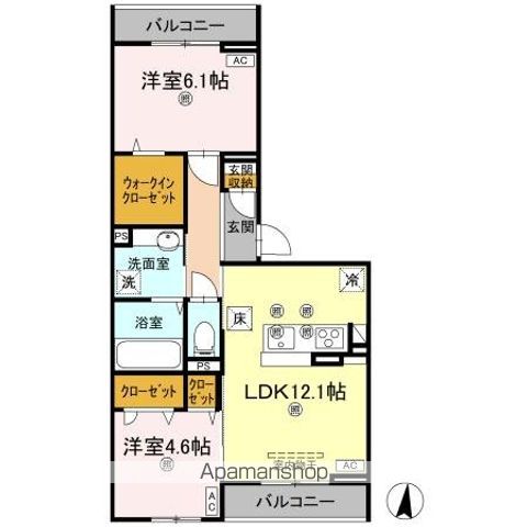 アズールスカイ 間取り