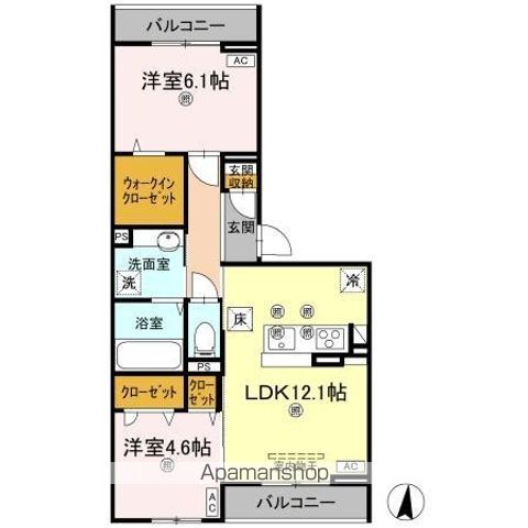 アズールスカイ 間取り
