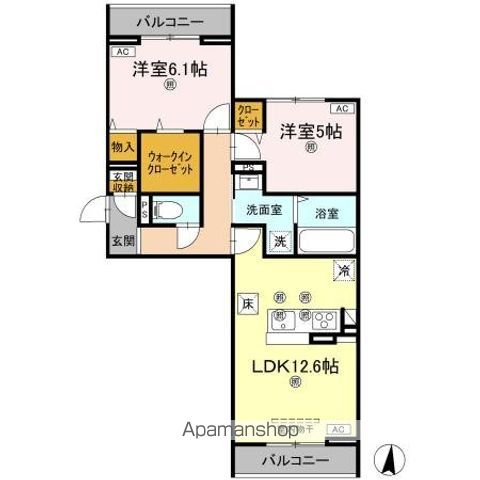 アズールスカイ 間取り
