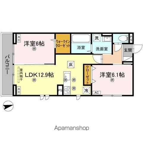 エムフルージュ 間取り