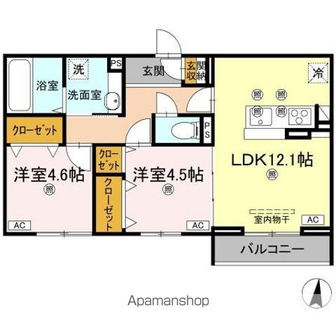 アズールスカイ 間取り