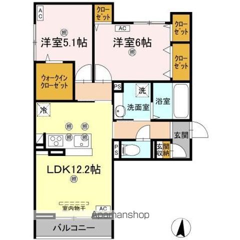 アズールスカイ 間取り