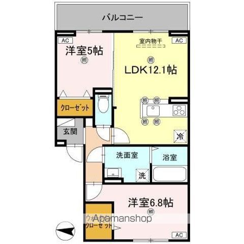 グラシア春日 間取り