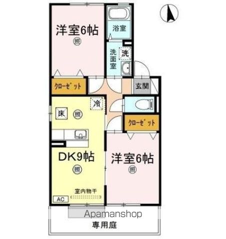 アクシス南島田　Ａ棟 間取り
