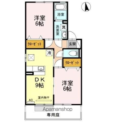 アクシス南島田　Ａ棟 間取り
