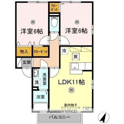 エーデルハイム　Ⅰ棟 間取り