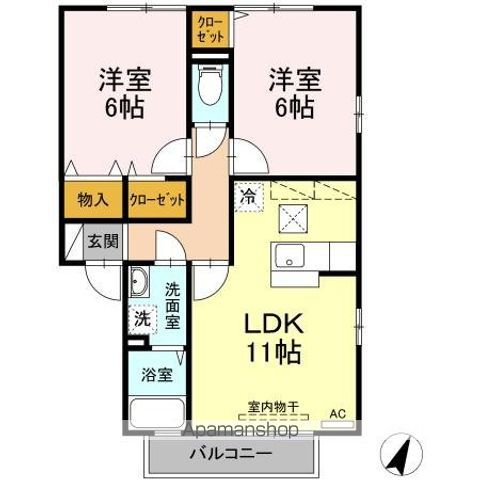 エーデルハイム　Ⅰ棟 間取り