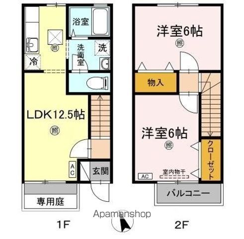 メルベーユ　ＭＴ　Ｂ棟 間取り