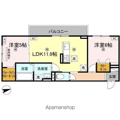 エムフルージュ 間取り