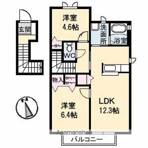 シャーメゾン大森　Ｂ棟 間取り