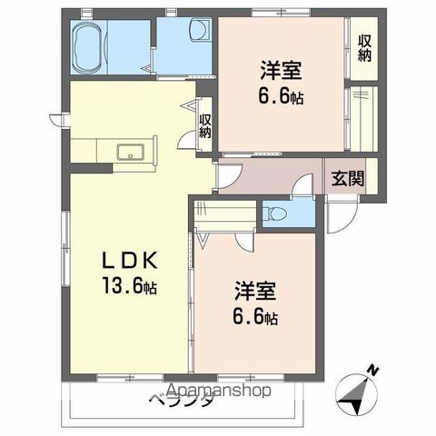 グランマスト春日　Ｂ棟 間取り