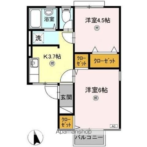 コーポ佐野　南棟 間取り
