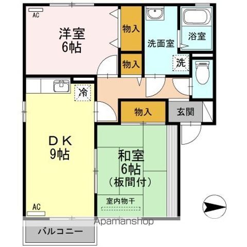 サンライズ蔵本 間取り