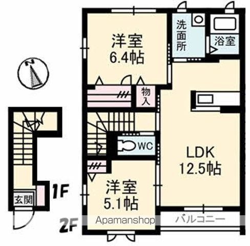 ヒルサイドコート　Ｅ棟 間取り