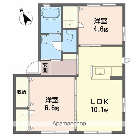 シャーメゾンソレイユ　Ｄ棟 間取り