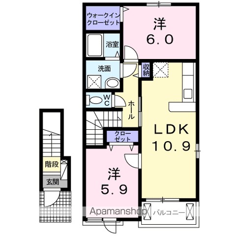 サニーサイドＵＰⅡ 間取り