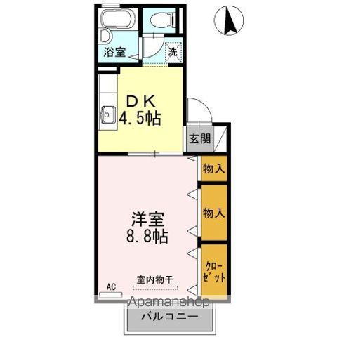 プレステージュ２１　Ⅰ棟 間取り