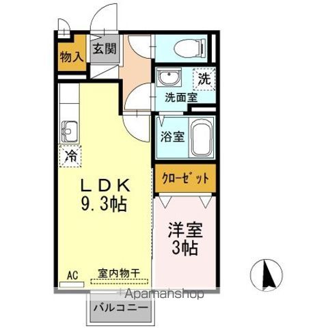 アクシス南島田　Ｄ棟 間取り