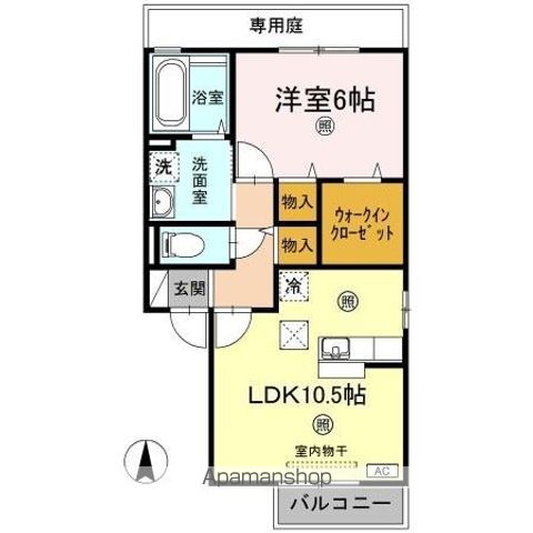 コーポＫ　Ｅ棟 間取り