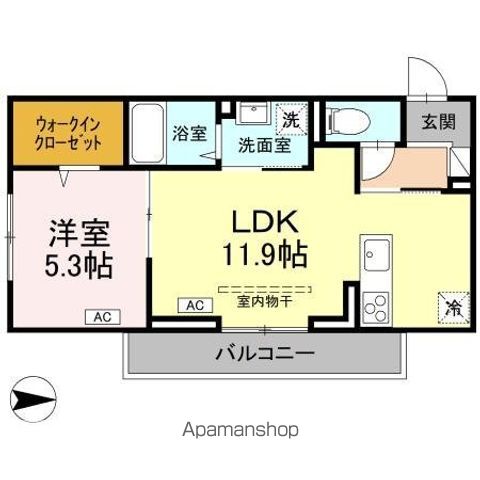 アーバンライフヒロ沖浜 間取り