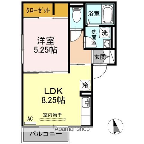 ブランチ　田宮 間取り