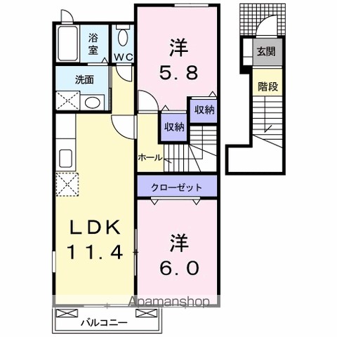 レジデンス　サザン　Ａ 間取り