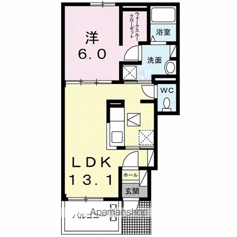 フォー　シュラインＡ 間取り