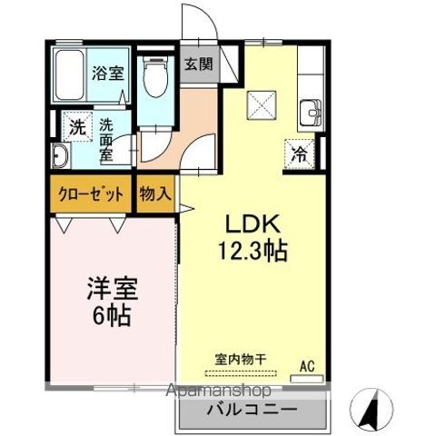ステイトメント安宅　Ａ棟 間取り