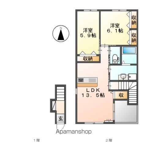 伊賀の郷　壱番館 間取り