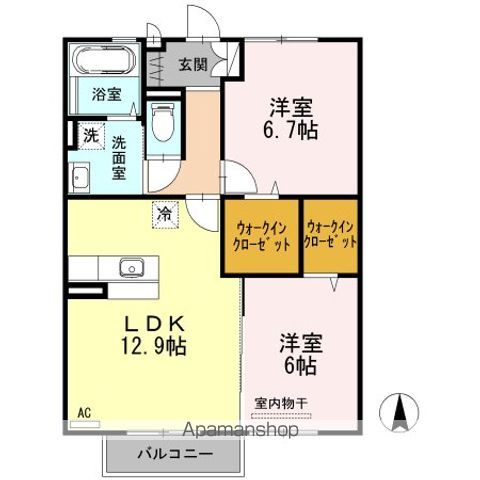 ラ・ソラーレ　Ｉ棟 間取り