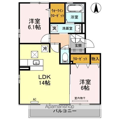 サンフラワー　ガーデン　Ｂ棟 間取り