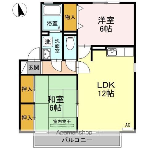 フルールメゾン　Ａ棟 間取り
