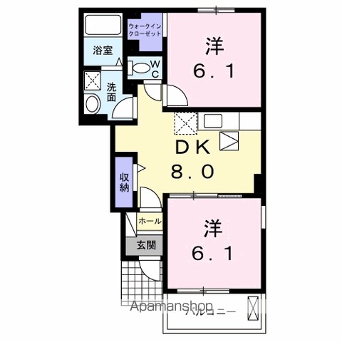 グランセノーテ　Ｄ 間取り